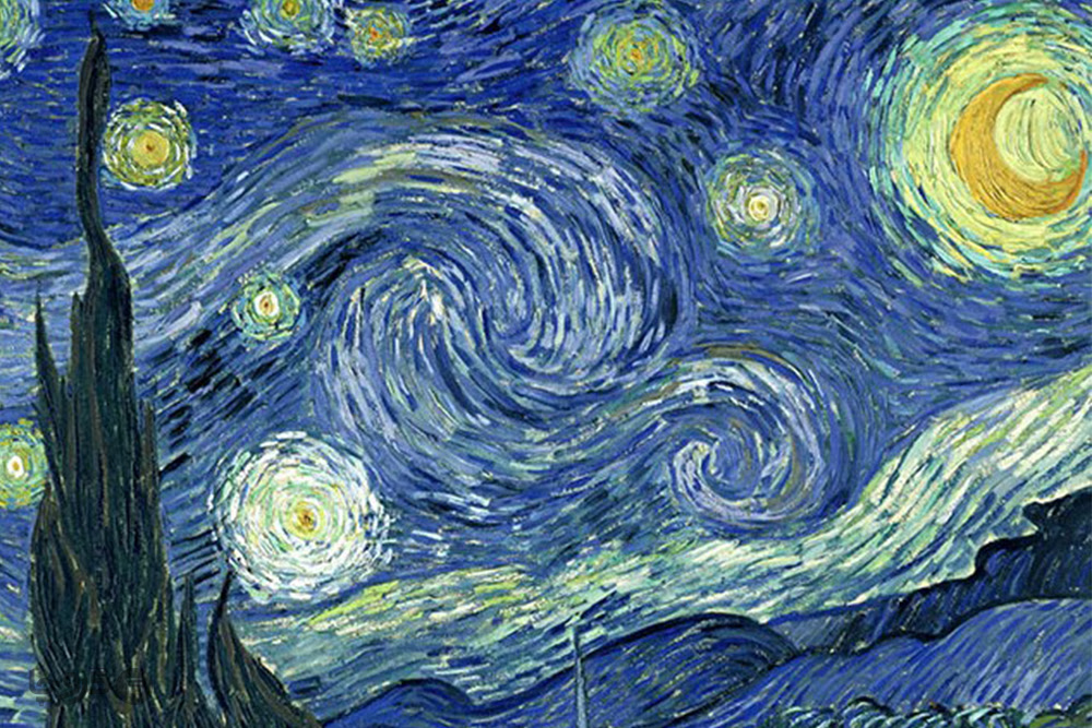 “The Starry Night” — Vincent van Gogh, 1889