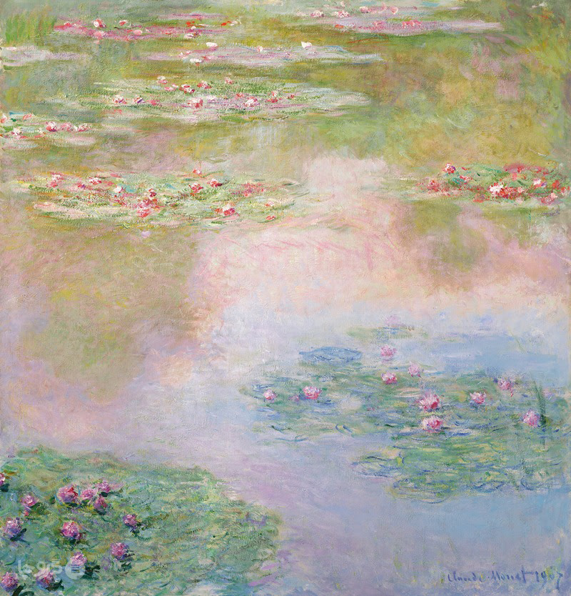 Water Lilies / Nymphéas — Claude Monet, 1897–1926