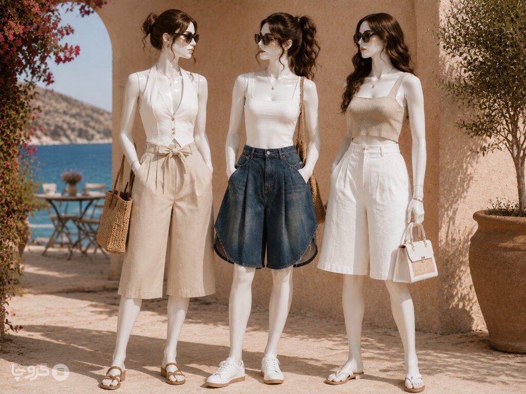 شلوار برمودا زنانه در استایل تابستانی ۲۰۲۶